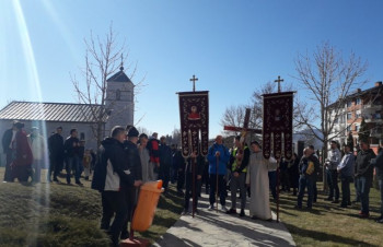 Litija iz Gacka ka Krscu i Manastiru Svetog Save