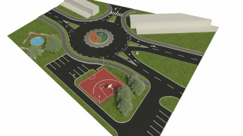 Nevesinje: Uskoro kružna raskrsnica ispred Sportske dvorane