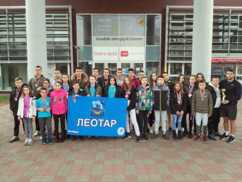 Пехар и 84 медаље пливачима ПВК 'Леотар'