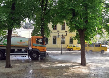 Сутра дезинфекција саобраћајница и јавних површина