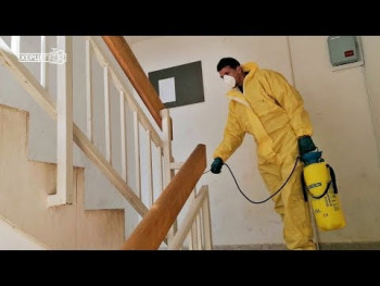 Trebinje: Počela dezinfekcija u stambenim zgradama (VIDEO)