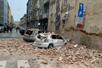 Jak zemljotres pogodio Zagreb