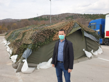 Ćurić obišao granične prelaze „Ivanica“ i „Klobuk“ i punkt policije u Ljubovu