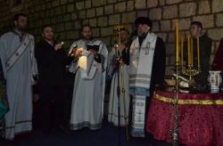 Veličanstveno Badnje veče u kišnom Nevesinju