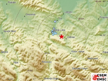 Zemljotres na području Banjaluke