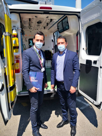 Bolnica Nevesinje dobila savremeno opremljeno sanitetsko vozilo-donacija kompanije EFT 