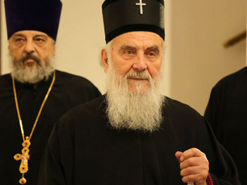 Патријарх служио Духовске задушнице