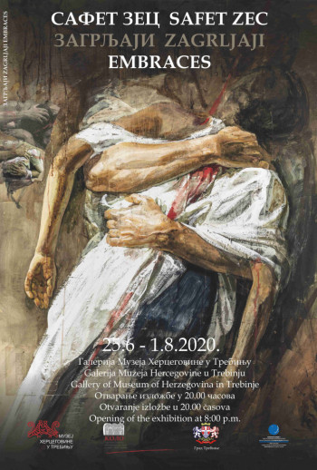 Најава: Изложбе слика 'Загрљаји' сликара Сафета Зеца