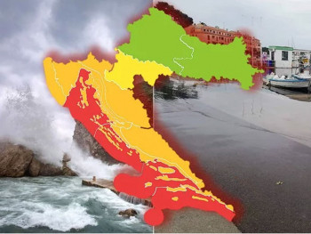 У Хрватској  за данас издат црвени метео-аларм