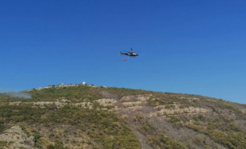 Захваљујући Хеликоптерском сервису Републике Српске угашен пожар над Бањевцима
