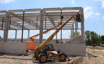 Izgradnja sportske dvorane u Gacku (FOTO)