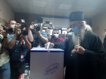 Митрополит Амфилохије гласао на Цетињу