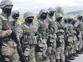 Капетан и 10 војника демонстративно предали оружје и отишли у Никшић да гласају
