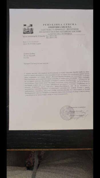 Деманти Марка Звијери на текст 'Зашто је пропала лицитација земљишта у Билећи и кога штити Небојша Вукановић?!'