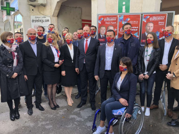 Требиње: Обиљежен почетак кампање за локалне изборе (ФОТО)