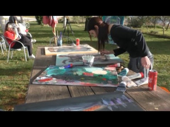 Изложба радова са Ликовног саборовања 'Симеон Добрићевски' (ВИДЕО)