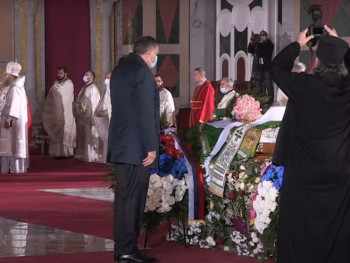 U Hram na Vračaru stigli Dodik i Vučić