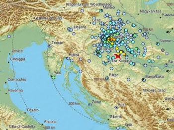 Još jedan jak zemljotres u Hrvatskoj