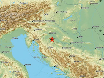 Registrovana dva zemljotresa u Hrvatskoj