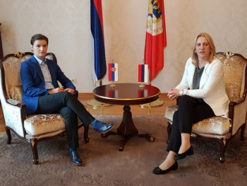 Cvijanović i Brnabić u Orašcu na obilježavanju Dana državnosti