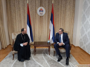 Dodik i episkop Dimitrije: Veliki značaj obnove Sabornog hrama u Mostaru