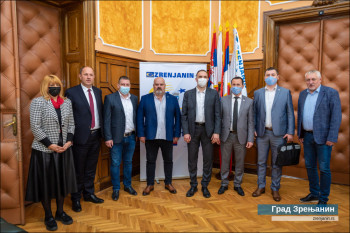 Нови градоначелник Требиња Мирко Ћурић у посети Граду Зрењанину