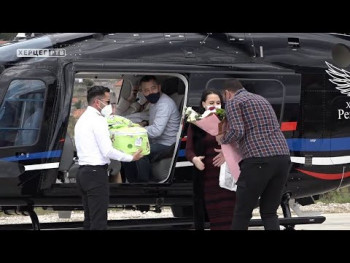 Umjesto roda, helikopter dovezao bebe u Trebinje