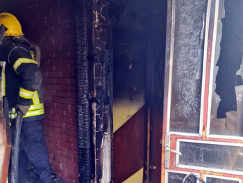 Zapaljena srpska kuća u Mostaru (FOTO)