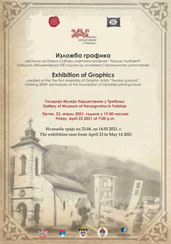 Svečano otvaranje izložbe grafika nastalih na Prvom Saboru umjetnika grafike ''Teodor Ljubavić''