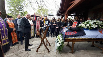 Srpski „noćni vuk“ ispraćen uz 'Marš na Drinu'