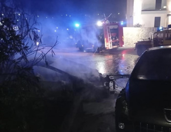 Изгорио аутомобил у Горици