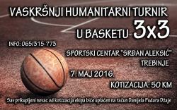  AMATERSKI TURNIR U BASKETU- POZIV EKIPAMA ZA UČEŠĆE