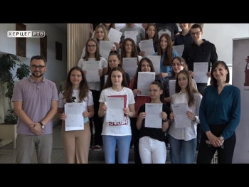 Trebinjskim Gimnazijalcima dodijeljene diplome Gete Instituta (VIDEO)