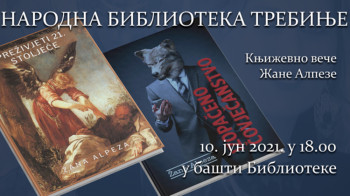 Narodna biblioteka: Književno veče Žane Alpeze