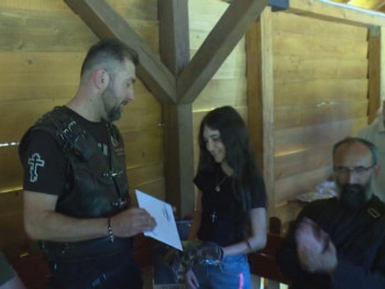 Noćni vukovi tradicionalnu Vidovdansku vožnju započeli iz Kozarske Dubice (VIDEO)