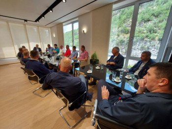 Predstavnici Elektroprivrede HZ HB u posjeti HE Trebinje 1