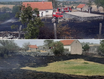 Пожари на више мјеста у Херцеговини, запријетили и кућама
