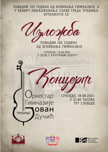 Izložba povodom 100 godina od osnivanja Gimnazije