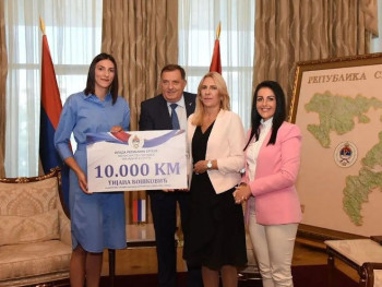 Цвијановић: Хвала Тијани што проноси славу Србије и Српске