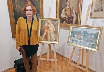 U Muzeju Hercegovine predstavljene dvije restaurirane slike Milene Šotre