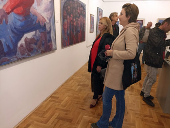 Музеј Херцеговине: Отворена изложба слика Мирка Kујачића
