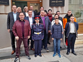 Delegacija iz Rusije na prijemu kod Ćurića