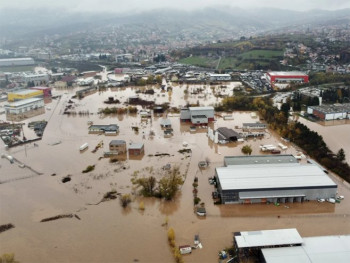Погледајте снимке поплављеног Сарајева из ваздуха (ФОТО/ВИДЕО)