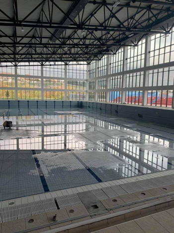 Завршени радови на затвореном базену – Ускоро пуштање у пробни рад (ФОТО)