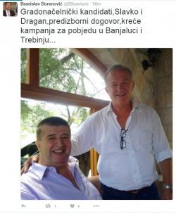 FOTO DANA: Čavić i Vučurević nasmijani kreću u kampanju