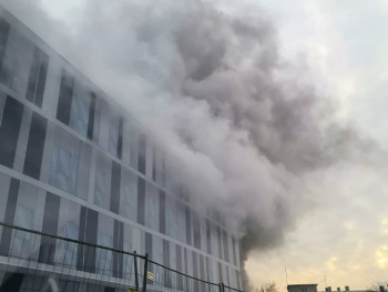 Пожар у кругу Клиничког центра Србије; Евакуисани радници 