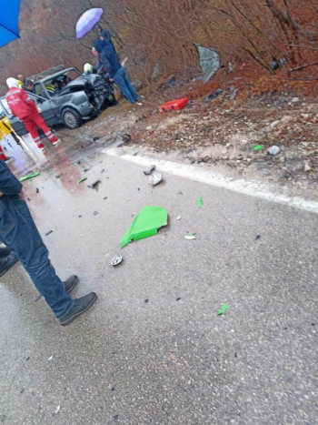 Teška saobraćajna nesreća na putu Nevesinje – Mostar