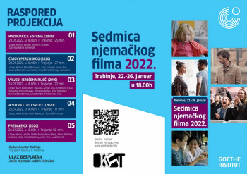 СЕДМИЦА ЊЕМАЧКОГ ФИЛМА У КУЛТУРНОМ ЦЕНТРУ