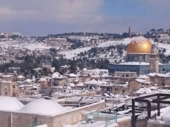 Јерусалим под снијегом (ФОТО/ВИДЕО)