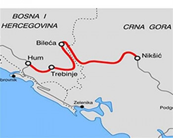 Planirana izgradnja kraka pruge Nikšić-Podgorica ka Bileći